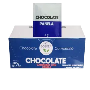 Caja Chocolate con sachet encima 50 sachets