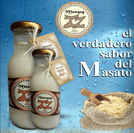 imagen de masato perteneciente al catalogo de Bogota Foods Industry
